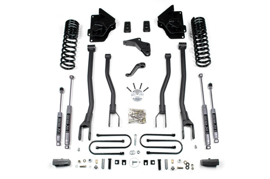 4 Inch Lift Kit w/ 4-Link Ram 3500 13-18 4WD Diesel 3 Inch Block BDS Suspension