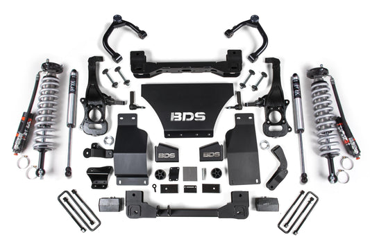 4 Inch Lift Kit FOX 2.5 Performance Elite Coil-Over Silverado/Sierra 1500 19-24 4WD Gas BDS Suspension