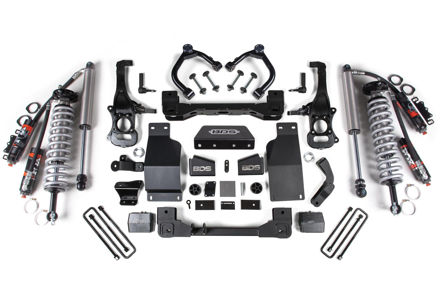 6 Inch Lift Kit FOX 2.5 Performance Elite Coil-Over Silverado/Sierra 1500 19-24 4WD Diesel BDS Suspension