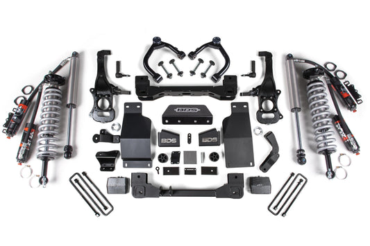 6 Inch Lift Kit FOX 2.5 Performance Elite Coil-Over Silverado/Sierra 1500 19-24 4WD Diesel BDS Suspension