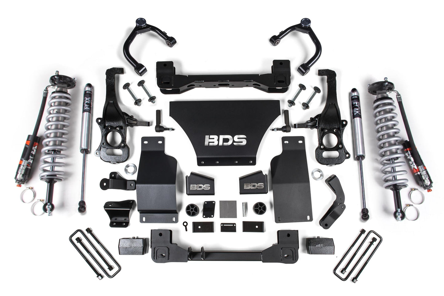 2.5 Inch Lift Kit FOX 2.5 Performance Elite Coil-Over Chevy Trail Boss or GMC AT4 1500 19-24 4WD BDS Suspension