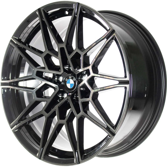 Genuine BMW 892M Wheels – 21” OEM Rims for X5 M60i & X5M | Jet Black & Burnished Finish